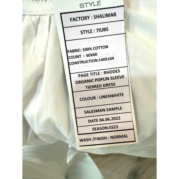 NWT FRENCH CONNECTION Womens Rhodes Conscious Poplin White‎ Shirt Dress - Picture 5 of 13